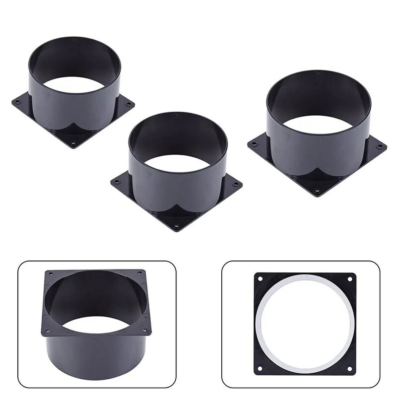 75-120MM ABS Wall Flange Connector Duct Cooling Shroud For Ventilation Pipe Connection For Smart Home Accessories Drop Ship