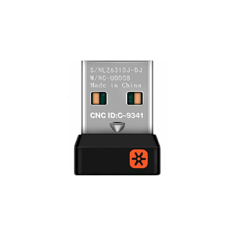 Receptor Dongle inalámbrico, adaptador USB unificador para teclado y ratón Logitech, conectar 6 dispositivos para MX M905, M950, M505, M510, M525, 1 unidad