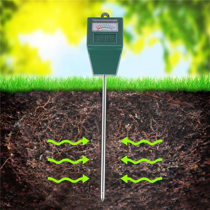 Medidor de humedad del suelo, medidor de agua de plantas para interiores y exteriores, higrómetro con Sensor, probador de suelo para plantas en macetas, jardín, césped, granja