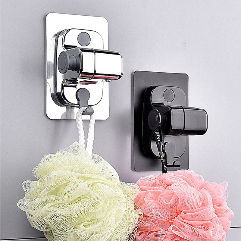 Soporte de cabezal de ducha ajustable montado en la pared, soporte de ducha autoadhesivo, soporte de mano, accesorios de baño