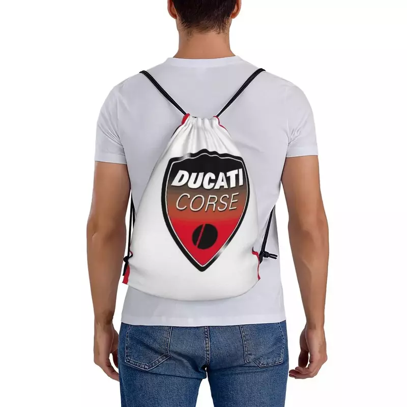 Super Bike Ducati Corse Rucksack Mode tragbare Kordel zug Taschen Kordel zug Bündel Tasche Sporttasche Bücher taschen für die Reises chule