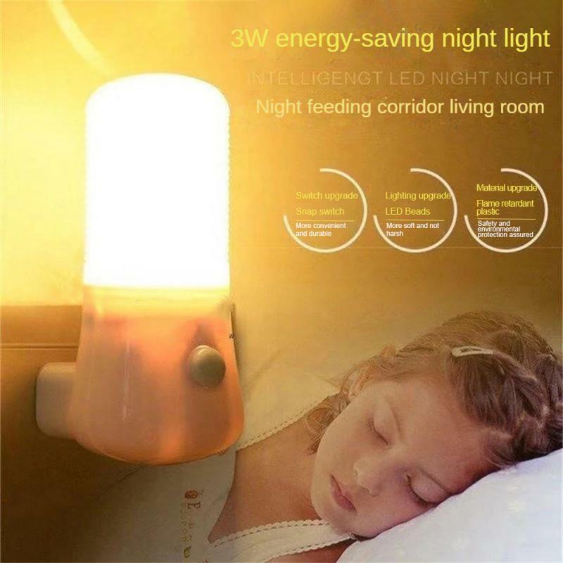 Home Decorating Light Gift Eye Care Bright Portable Energy Saving Home Lighting Supplies Wall  Light Wall Plug-in