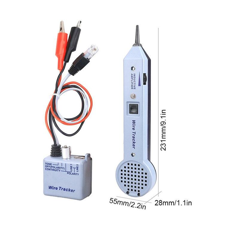 Tester del cavo del generatore e della sonda di tono aggiornato Tester del circuito WireTracker 200EP amplificatore induttivo del cercatore della linea di Test ad alta precisione