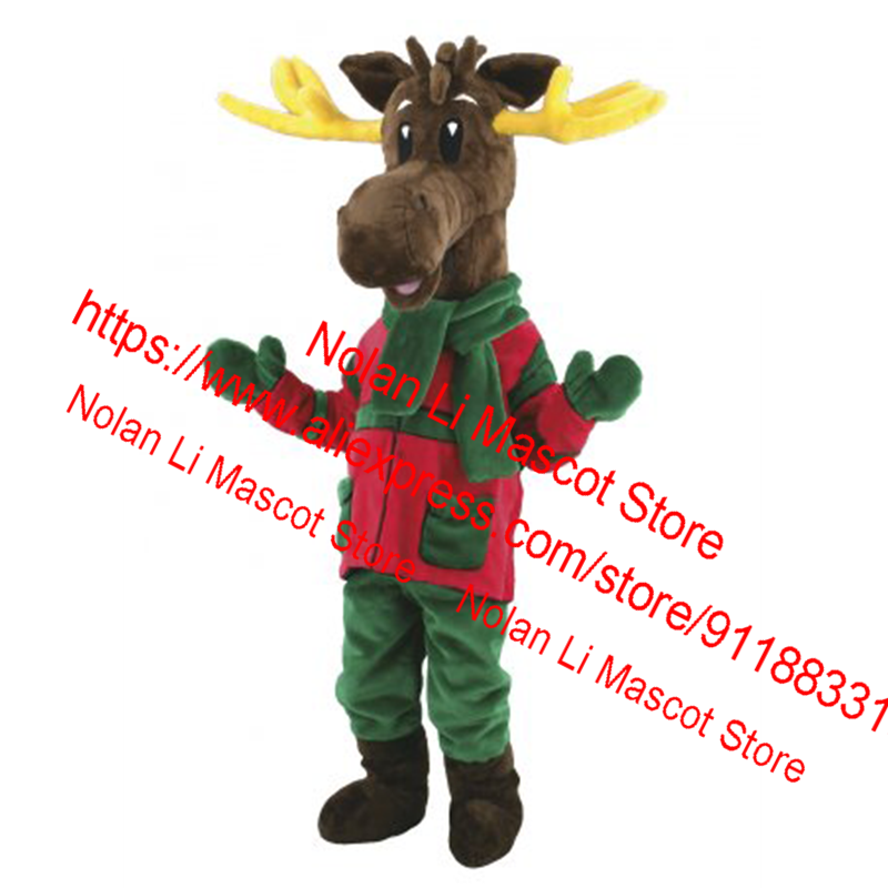 Hot Sale EVA Material Helmet Deer Mascot Costume Cartoon Set Halloween Birthday Party Cosplay Advertising Game Holiday Gift 609
