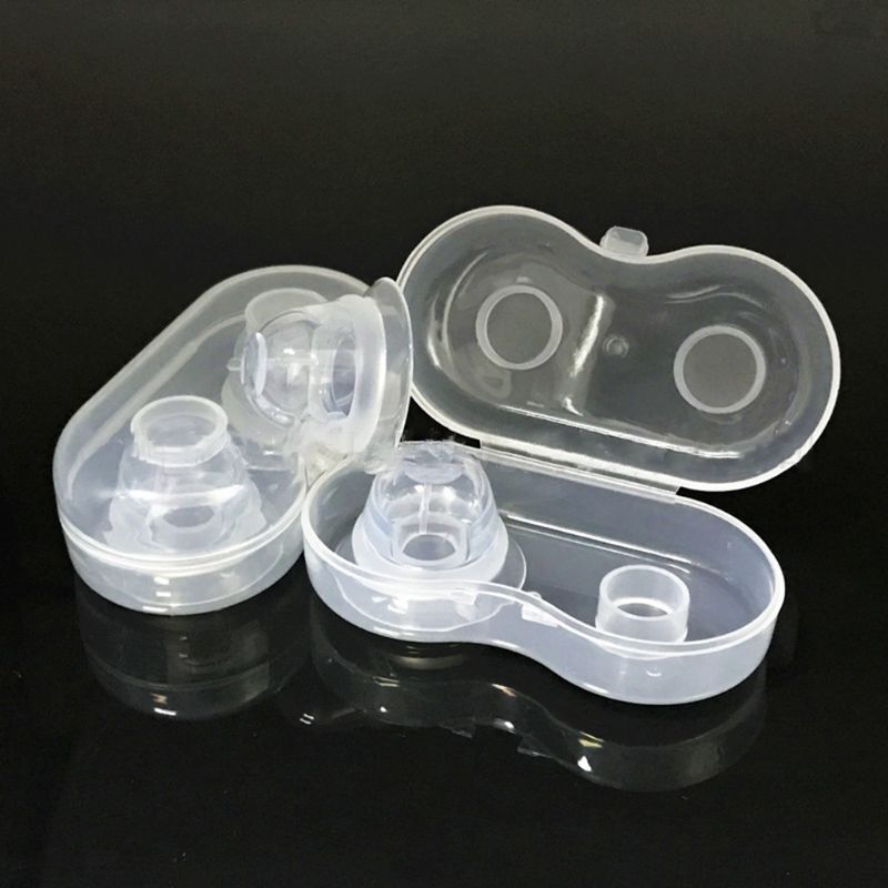 1 Pair Silicone Nipple Corrector Painless Nipple Sucker Puller Aspirator for Correction Flat Inverted Nipples