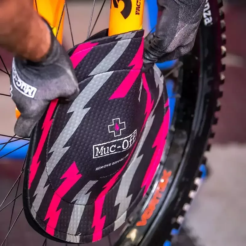 Muc Off-Disc-Brems abdeckungen Set mit 2 wasch baren Schutz abdeckungen für Fahrrads ch eiben bremsen-schützt vor Overs pray und Versand