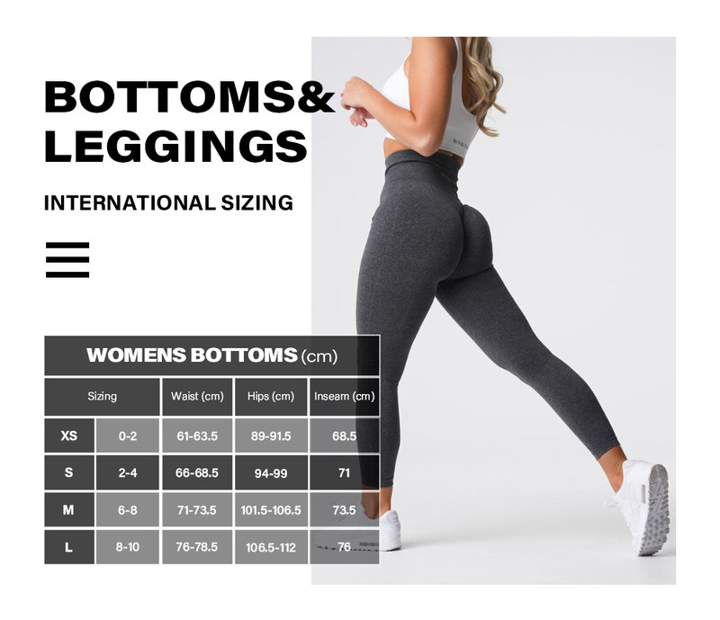 Nvgtn Seamless Fitness Leggings para Mulheres, Shorts de Spandex, Elástico, Respirável, Hip-Lifting, Calças Justas Esportivas, Lazer