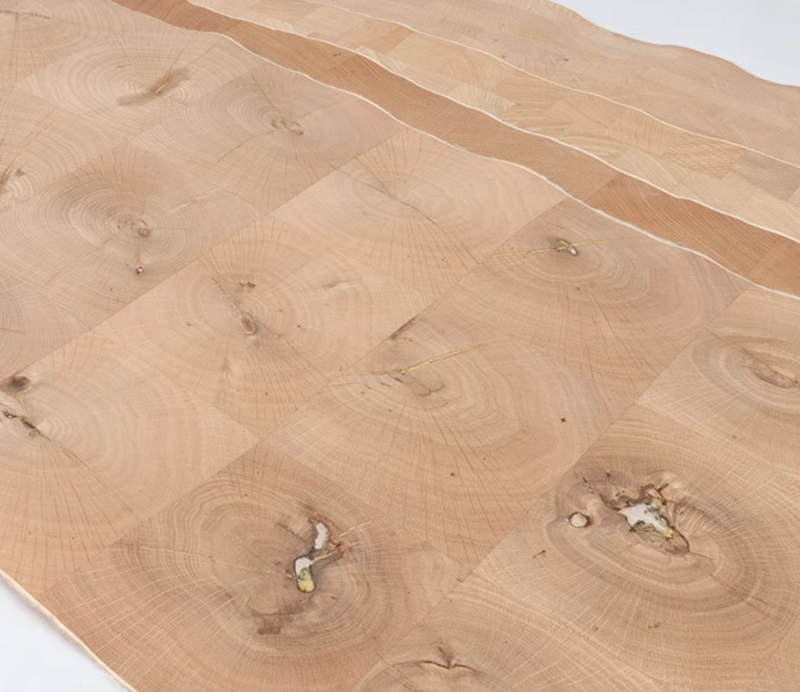 L: 1,15 Meter Breite: 470mm dick: 0,4mm natürlicher Ring Narben block Spleißen Holz furnier Möbel Home Lautsprecher Dekoration Furnier