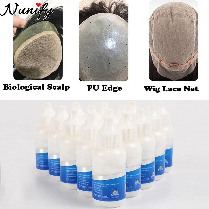 1Pcs Glue Remover And Lace Wig Glue For Hair System 38ml White Glue For Frontal  WaterProof Invisible Hair Glue Wig Install Kit