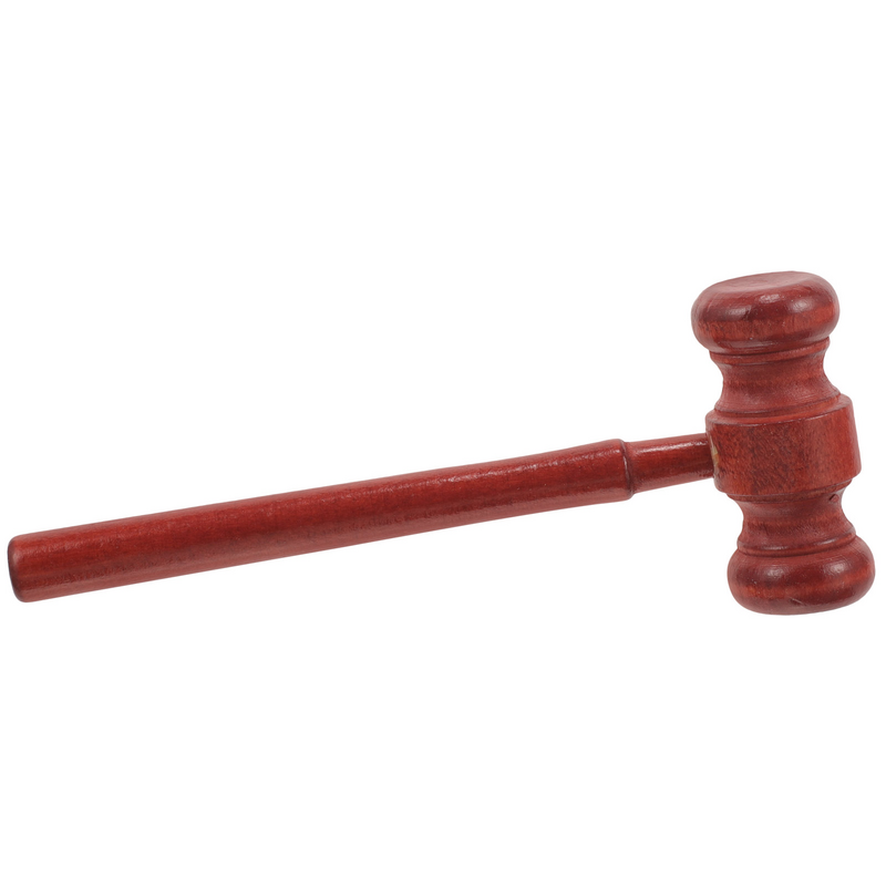 Sędzia uderzył młotkiem w salę sądową drewnianą odzież młotkiem mała zabawka dla dzieci puka zabawki dla malucha dzieci
