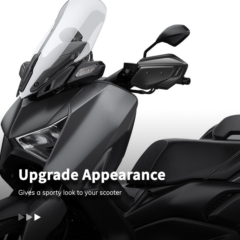 Motocicleta Handguard Shield, Mão Guarda Protector, pára-brisa, Knuckle Visor, YAMAHA XMAX 300, 2023- X MAX X-MAX, Acessórios de motocicleta