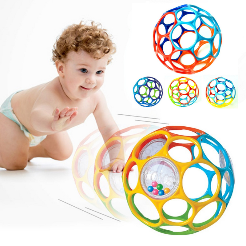 Baby Chocalhos Soft Ball Toy, mordedores recém-nascidos, jogo de exercícios, sino de mão, inteligência de desenvolvimento, brinquedos educativos para crianças