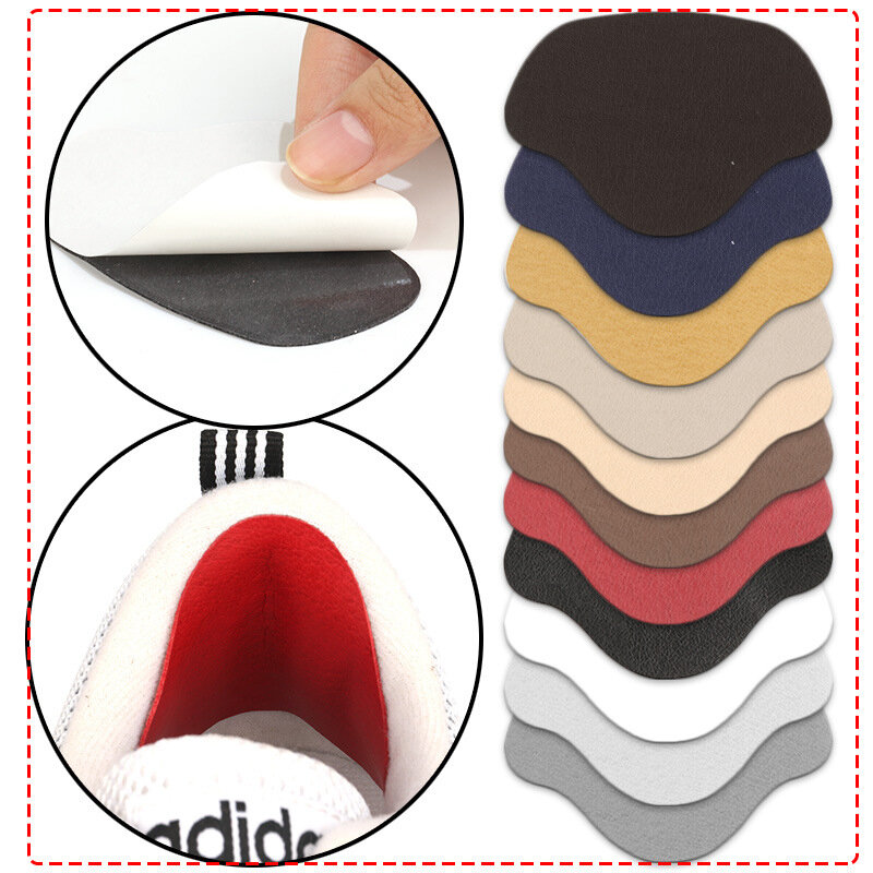 Plantillas para zapatillas deportivas para hombre y mujer, adhesivo antidesgaste para el cuidado de los pies, 4 piezas
