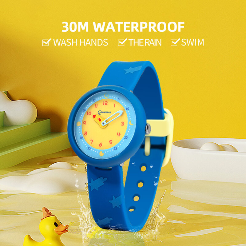 UTHAI GB03 mały chłopiec moda sportowe elektroniczny zegarek z kwarcu wodoodporne dziecięce dziewczynki słodkie dla ucznia zegarki cyfrowe
