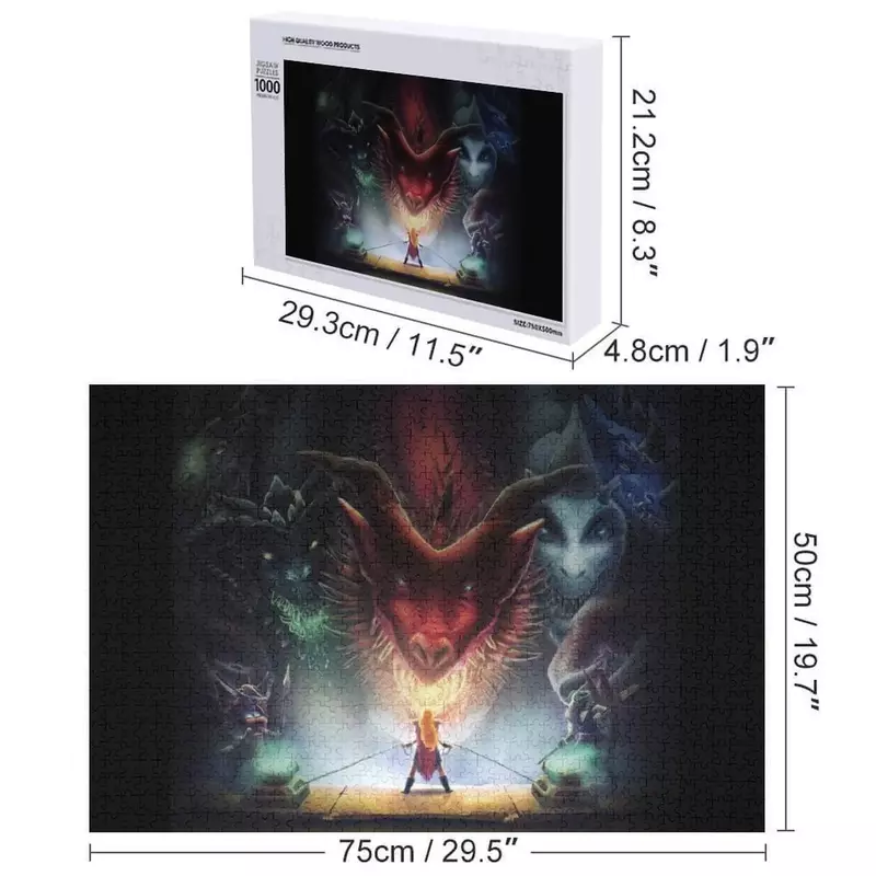 Tiamat [008] Jigsaw Puzzle Personalized Diorama Accessories Custom Gift Puzzle