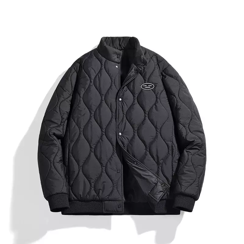 Giacca da uomo giacche imbottite larghe addensate di marca giapponese uomo Casual caldo inverno giacca imbottita in cotone abbigliamento uomo