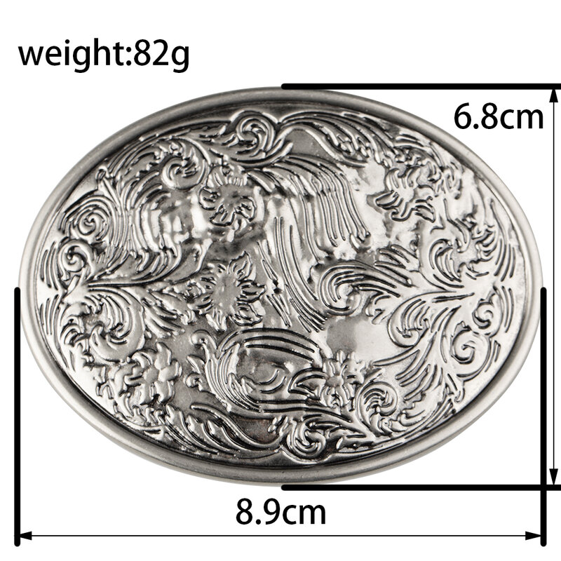 Decorative Belt Buckle Zinc Alloy 4.0cm