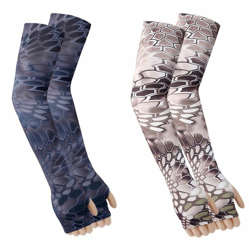 Running Cycling Fishing Long Sleeves Basketball Camouflage Arm Sleeves Ice Silk sleeve Cooling Sleeves Sun Protection Sleeves