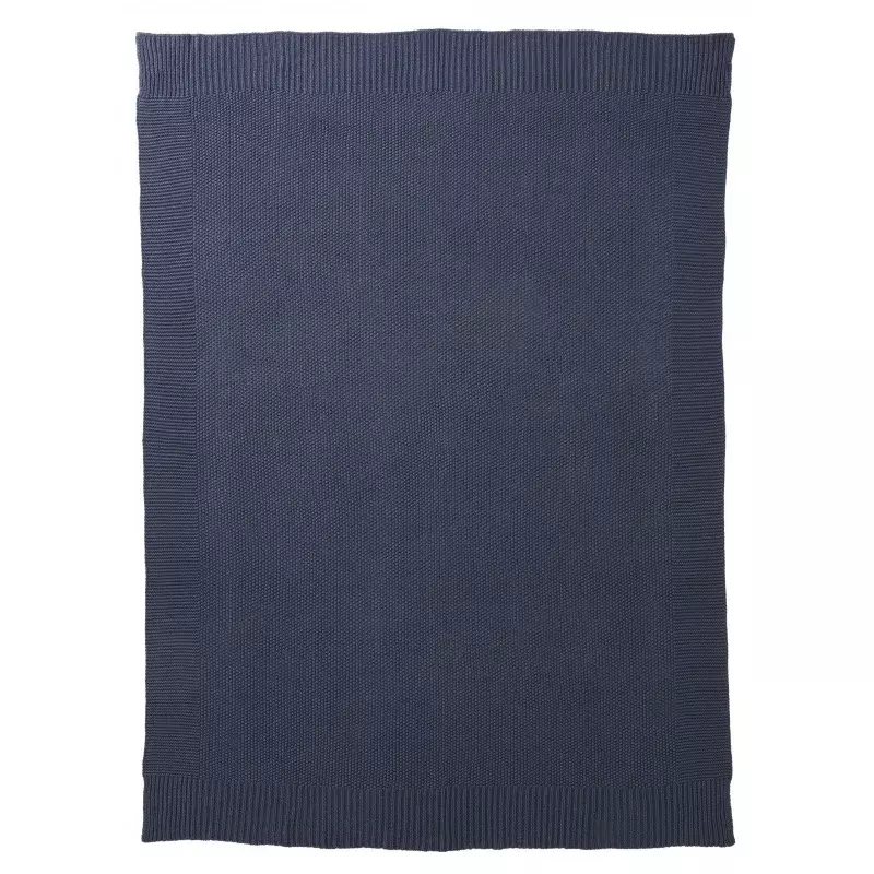 Better Homes & Gardens Solid Knit Throw, Charcoal Gray, 50" x 60"
