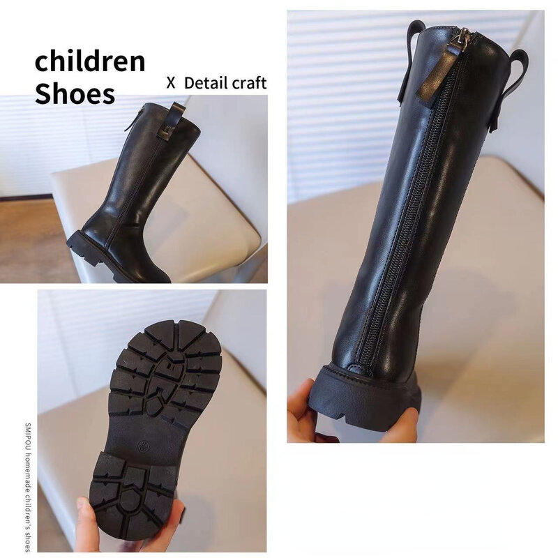 أحذية الفتيات مارتن عالية ، أحذية للأطفال ، أحذية أطفال ، جديدة ، شتاء ، خريف ، 2023