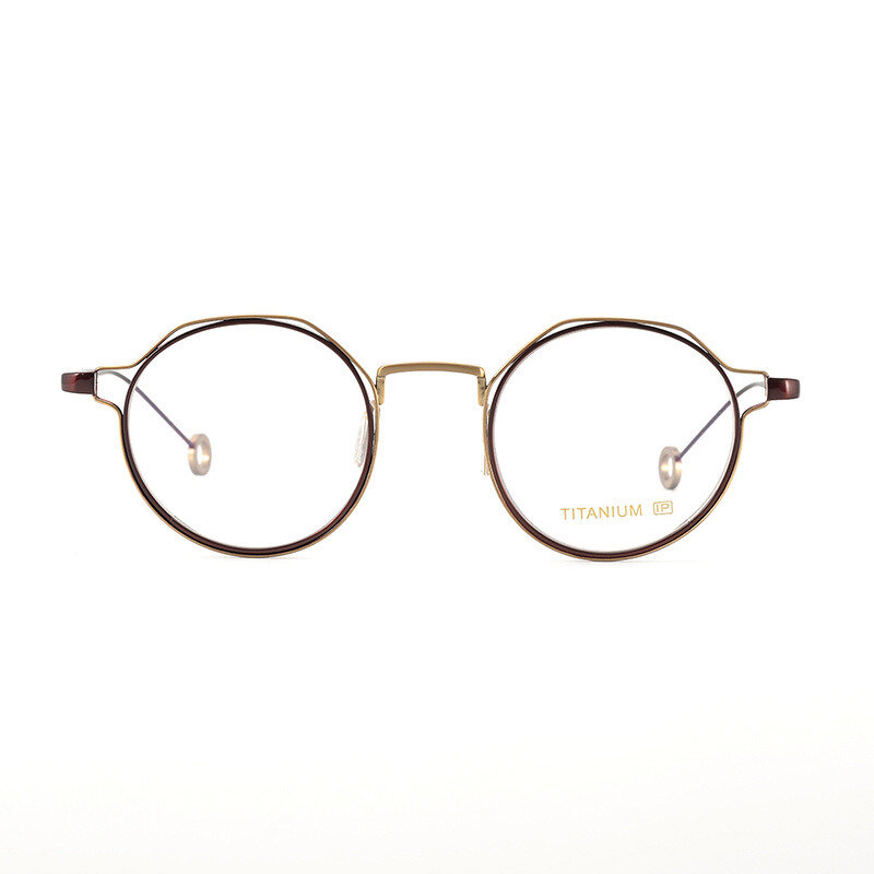 Luxe Japan Retro Ovale Bril Ultralichte Puur Titanium Dames Brilmonturen Mannen Lezen Bijziendheid Optiek Brillen Merk Ontwerper
