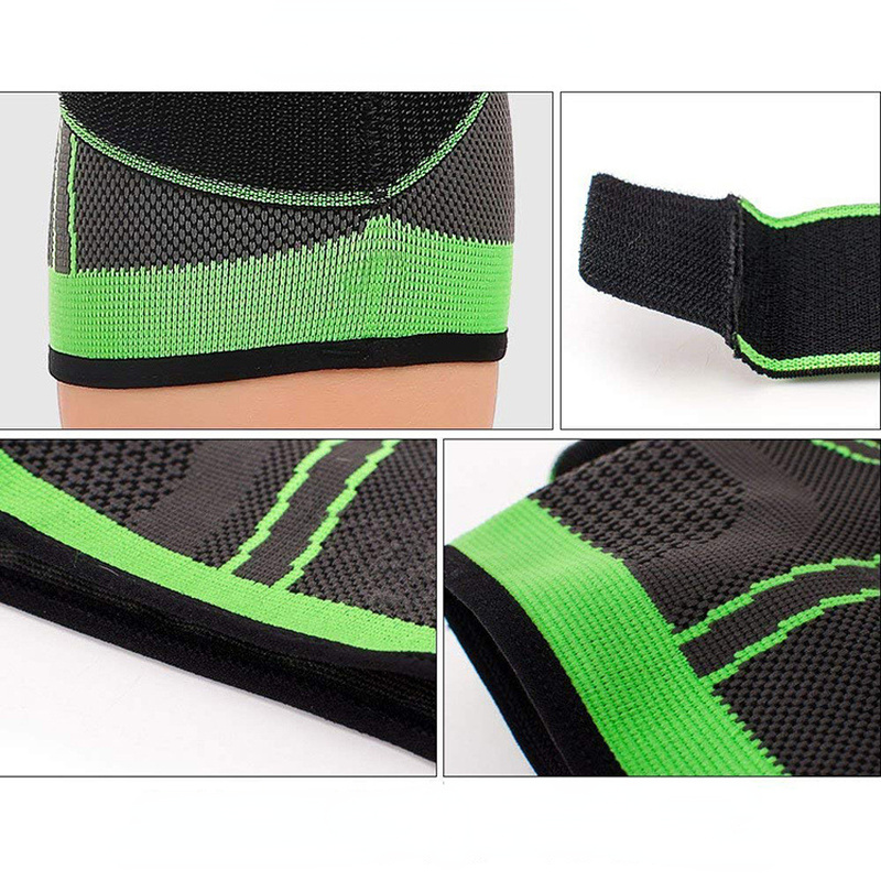 Esportes fitness joelheiras apoio bandagem cintas elástico náilon esporte compressão manga para basquete