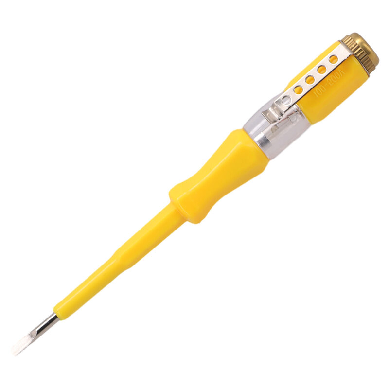 B07 워드 스크루 드라이버 테스트 펜, 압력 표시기, 테스트 펜, 스크루 드라이버, 100-500V, 네온 라이트, 비접촉 절연 테스트 펜