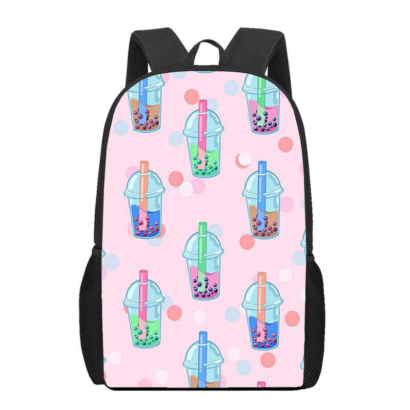 cute cartoon Cup animal 3D Print School Bag Set for Teenager Girls Primary Kids Backpack Book Bags Children Mochila Infantil