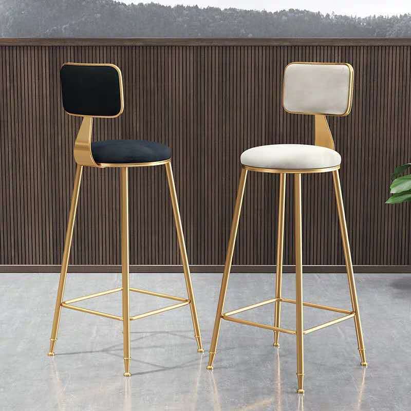 豪華なミニマリストバーの椅子,背もたれ付きの高いテーブルツール,コーヒーショップ,家庭用