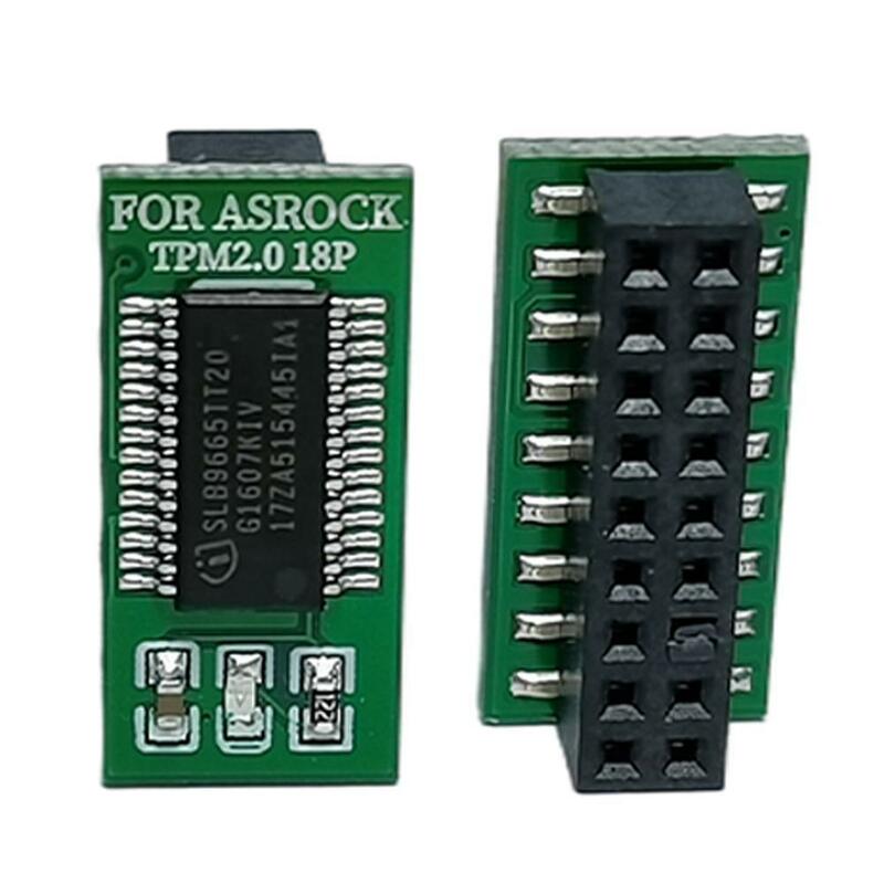 Moduł Tpm 12 14 18 20 Pin LPC dla ASUS MSI gigabajt ASRock szyfrowania moduł bezpieczeństwa karta zdalna TPM 2.0 moduł Q4B8
