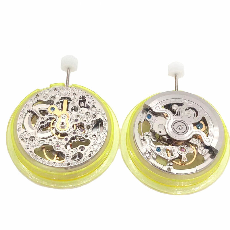 Hangzhou-Accessoires d'outils de maintenance d'horloge mécanique, Six Poupées, Mouvement creux, Or, Argent, Machine, Original, 2189