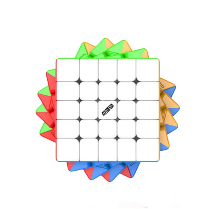 Diansheng Solar 5M 5x5x5 bez naklejek profesjonalna magiczna kostka magnetyczna 5x5 prędkość kostka Puzzle Cubo Magico edukacyjne