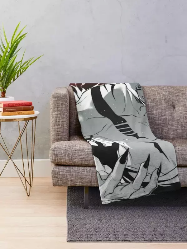 Накидное одеяло Sukuna & Itadori Yuji, Декоративные Мягкие Летние покрывала для диванов