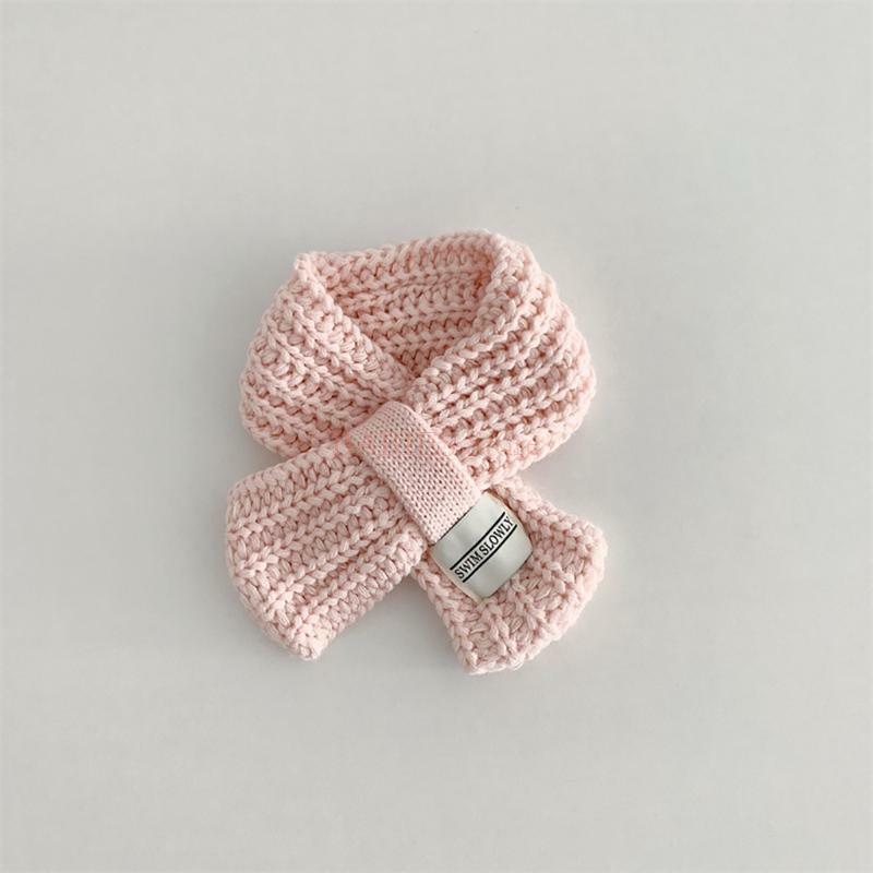 C9GB мягкий и теплый детский шарф, вязаный утеплитель для шеи, уютный шейный платок, дышащий длинный глушитель, подарок на Новый