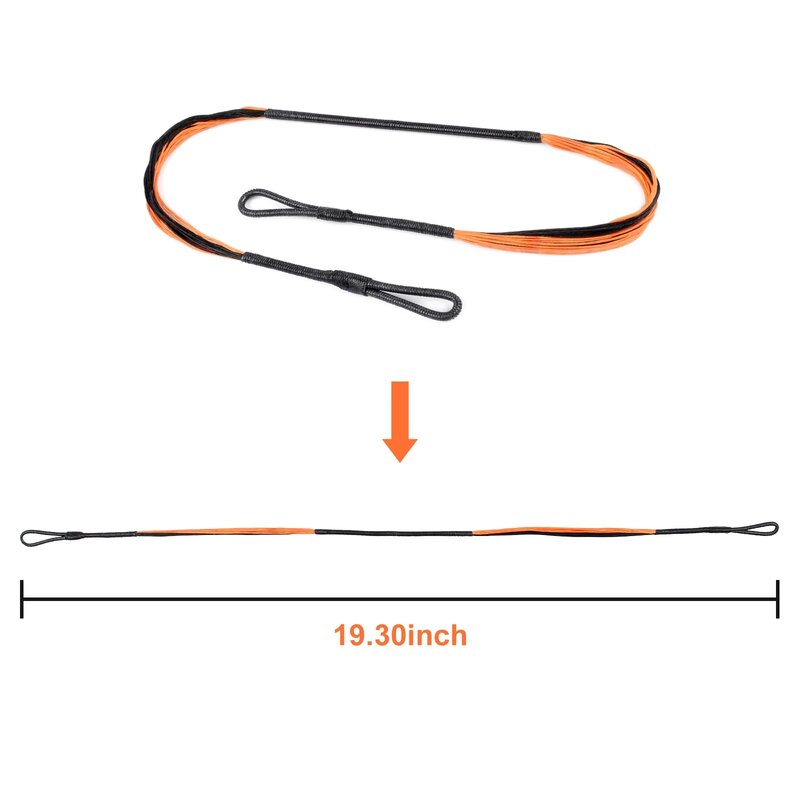 2pcs 410/430/445/490/675mm Crossbow Bowstring 20/24/28 strands Archery Shooting Equipment Bow and Arrow Accessories