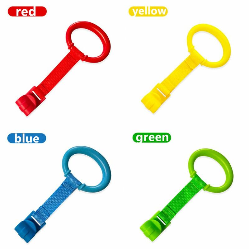 1/4PCS Help Baby Stand Bed Rings Pendants For  Playpen Pull Ring Baby Crib Hook Baby Toys