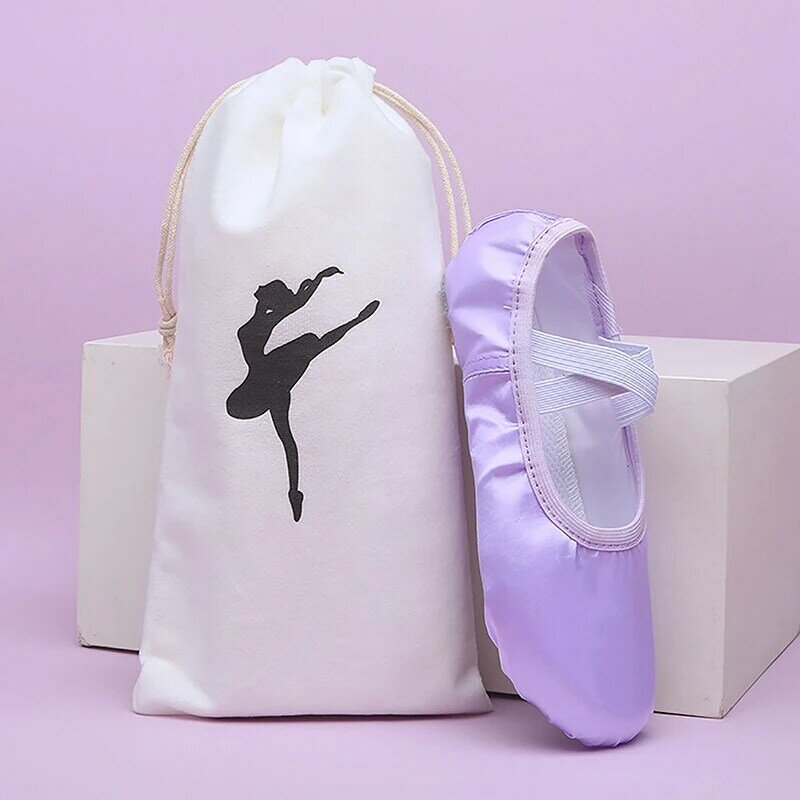 Kinder Balletts chuhe Aufbewahrung tasche tragbare Objekt Aufbewahrung paket große Kapazität Doppel Kordel zug Tanz zubehör