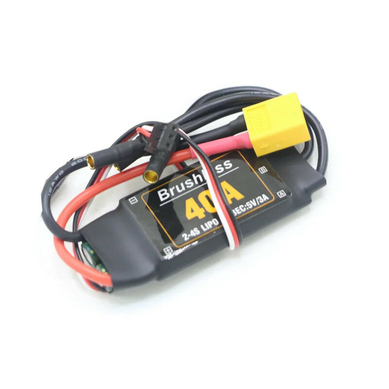 Upgrade Mitoot Brushless 40a Speed Esc Controller 2-4S Met 5V 3a Ubec Voor Rc Fpv Quadcopter Rc Vliegtuig Helikopter