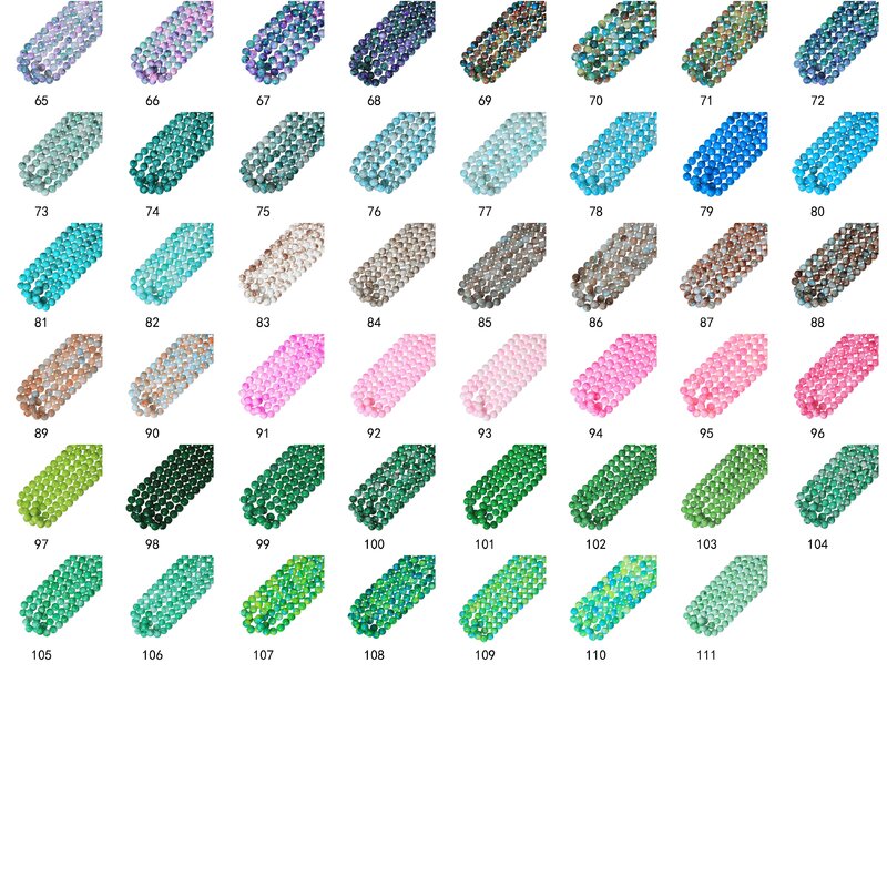 240個10ミリメートルマルチカラーガラスビーズと斑点diyのブレスレット作る111種類の色は選択する
