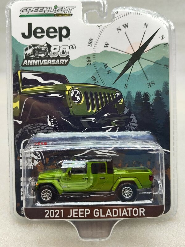 Alle 1:64 Serie 2021 Jeep Gladiator Diecast Metalen Legering Model Auto Speelgoed Voor Geschenkcollectie
