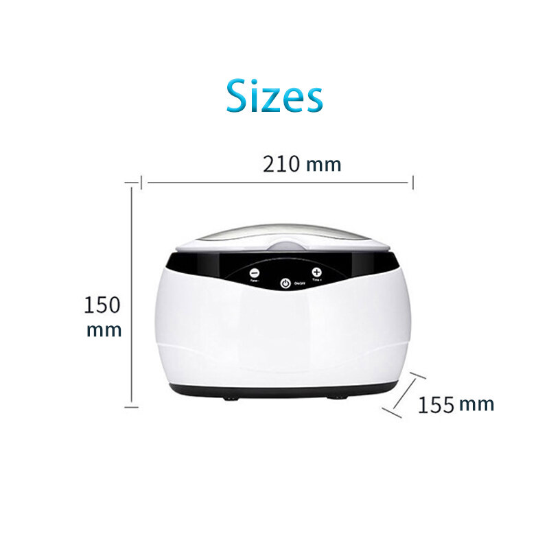 Dental Ultrasonic Cleaner Jewelry Watch sterilizer Dentist Dentures Cleaning Disinfection Dental Tools Ultrasonic Cleaning
