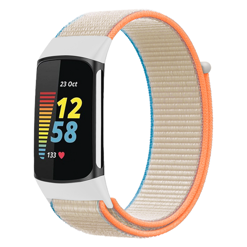สำหรับ Fitbit Charge 5สมาร์ทนาฬิกาอุปกรณ์เสริมกีฬาไนลอนสร้อยข้อมือสายรัดข้อมือ Correa Pulsera สำหรับ Fitbit Charge 5 Band