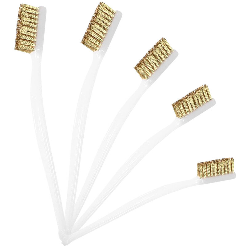 3D Printer Cleaner Tool Copper Wire Toothbrush Copper Brush For Nozzle Block Hotend Cleaning Hot Bed Cleaning Parts Brushes