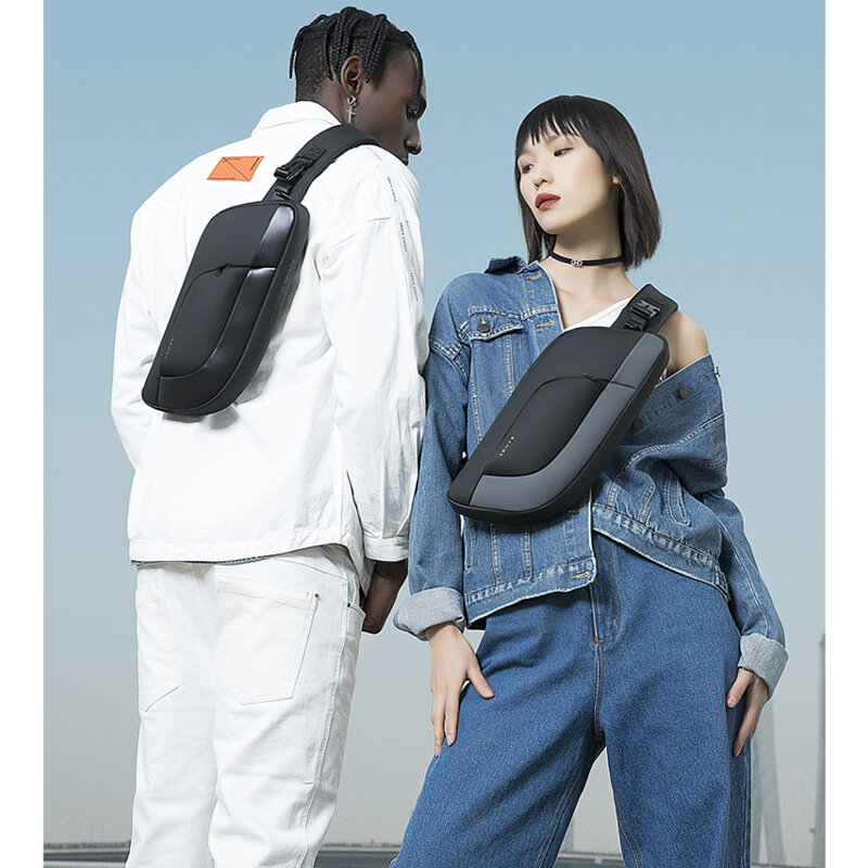 BANGE tas dada pria, desain baru Korea multifungsi tahan air anti-noda kapasitas besar perjalanan portabel tas selempang tas selempang