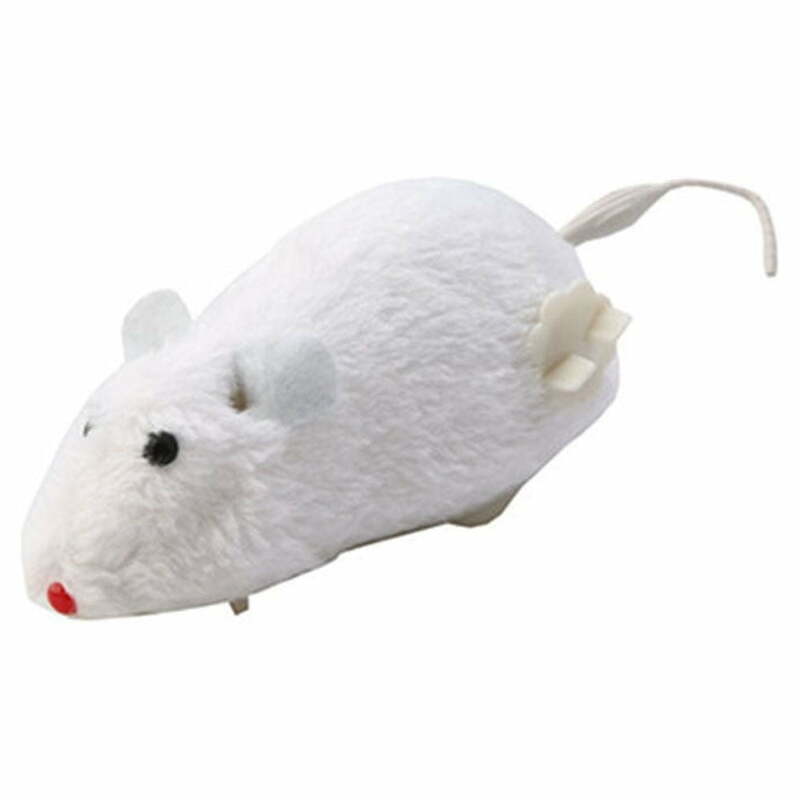 YUEHAO Clockwork Control Running Rat Mouse For Cat Dog Pet Funny Pet Supplies Toy ala104 Funny cat and Multicolor
