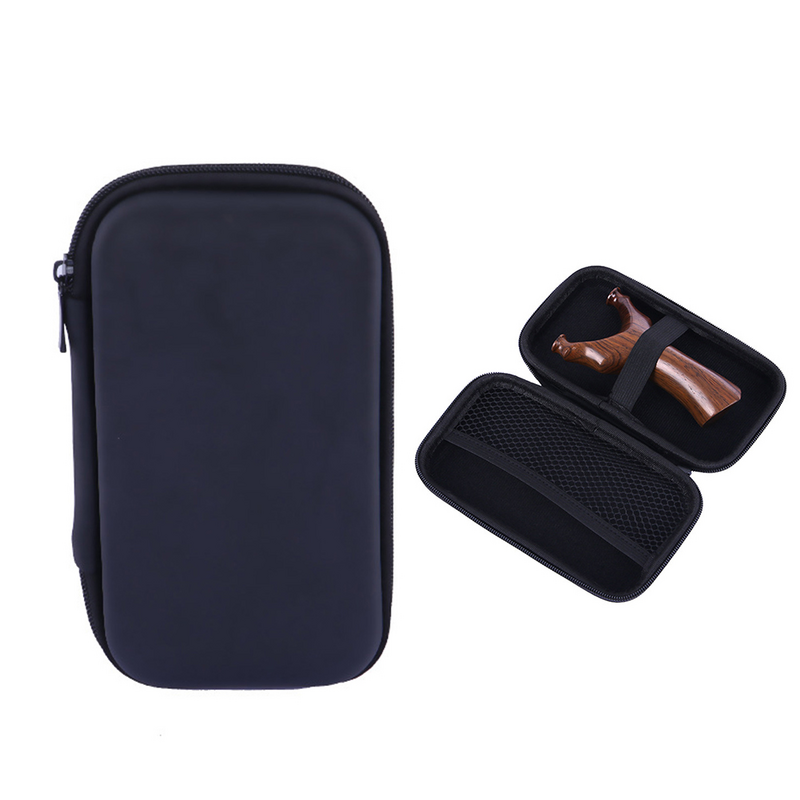 Paquete de recepción de tirachinas, bolsa de almacenamiento portátil multifuncional para exteriores, color negro