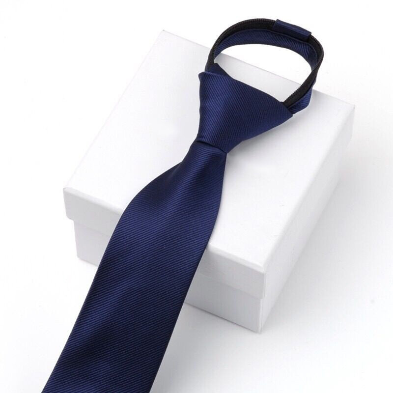 Krawat z poliestru krawat na szyję w pełni dopasowany ciągnąć linę krawat wesele