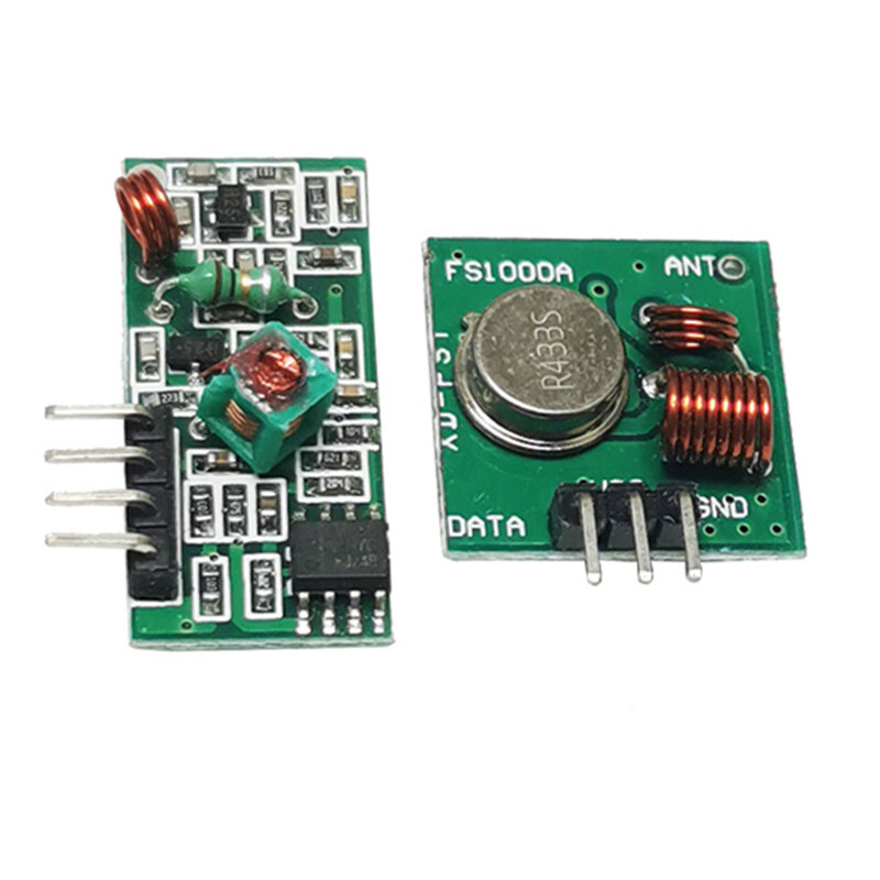 433 МГц RF беспроводной модуль передатчика и приемник комплект 5 в постоянного тока 433 МГц беспроводной для Arduino Raspberry Pi /ARM/MCU WL Diy Kit
