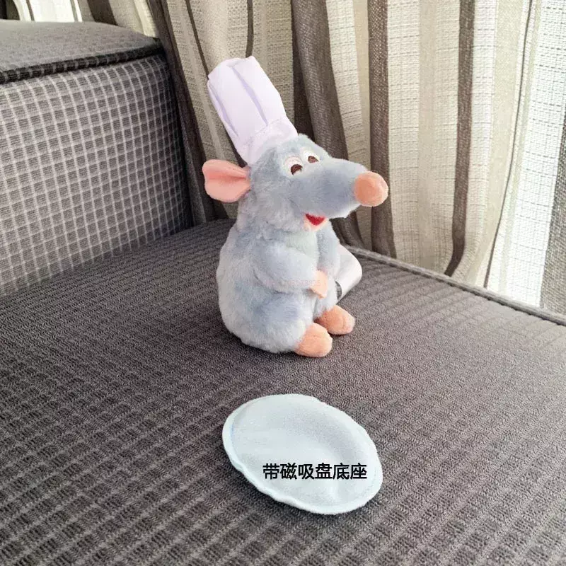 15cm Chef Remy Magnetic Plush Doll Ratatouille Anime peluche Kawaii spalla Plushie Doll Stuff Toy Decoration Kid Toy Gift