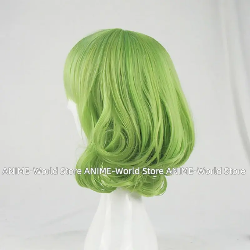 كازامي يوكا زي تنكري ، شعر مستعار أنيمي أخضر ، حجم مخصص ، بدون حجم ، DF ، DF